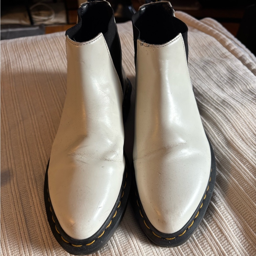 Dr. Martens Bianca White Chelsea Boots